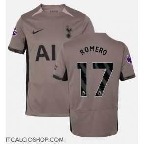 Tottenham Hotspur Cristian Romero #17 Terza Maglia 2023-24 Manica Corta